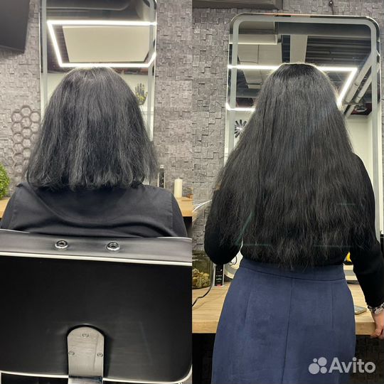 Наращивание волос Москва. Холодное наращивание