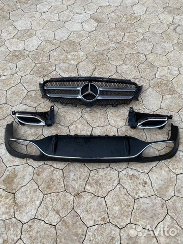 Mercedes w213 диффузор решетка