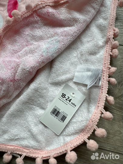 Полотенце с капюшоном 80, 86, 92 mothercare