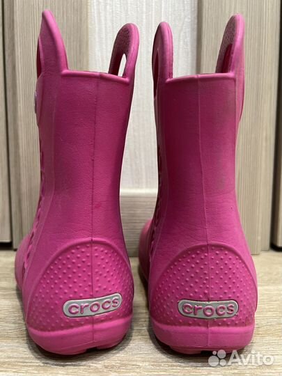 Детские резиновые сапоги crocs C10