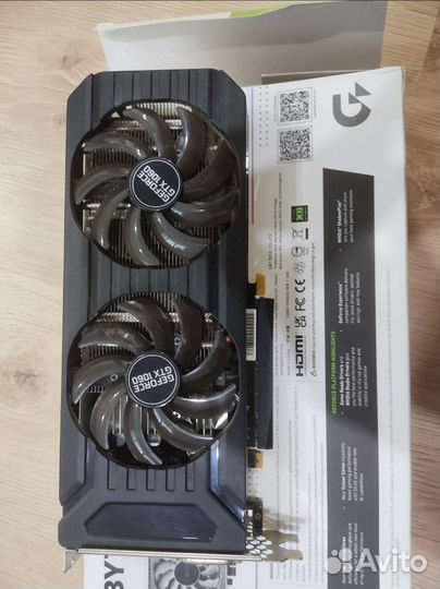 Видеокарта gtx 1060 6gb palit dual