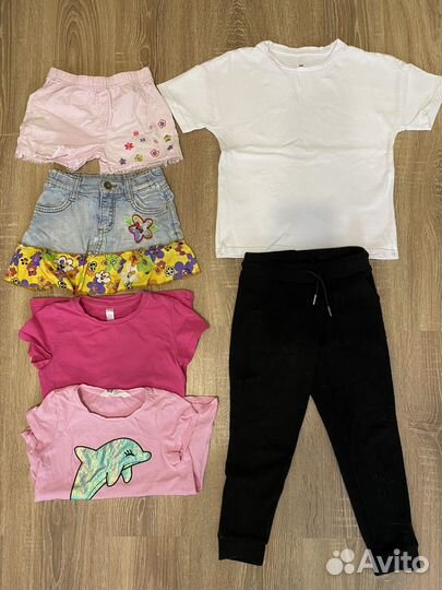 Вещи пакетом для девочки 110-116