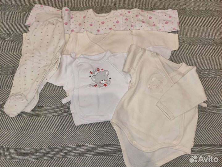 Одежда для девочки от 0 до 6 мес пакетом