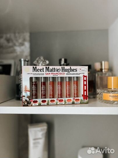 Набор помад The Balm Meet Matte Hughes 1,2 ml x 6