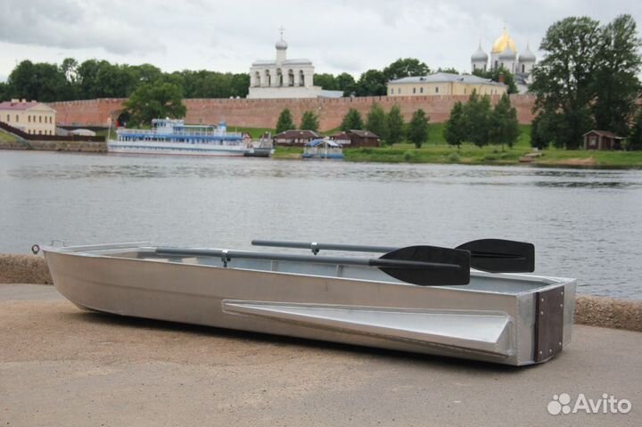 Новая алюм.лодка Малютка-Н 3.1 м.,с булями,транцем