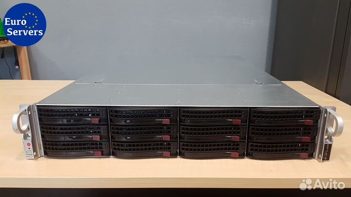 Supermicro CSE-826 12LFF (2xE5-2643, 32GB)