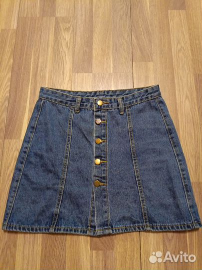 Юбка джинсовая