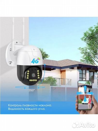 Камера видеонаблюдения 4g с сим картой