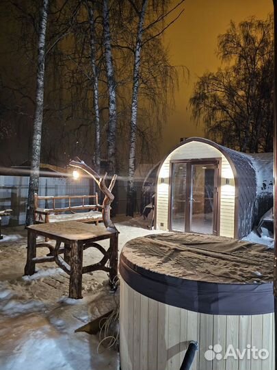 Кедровые бани на дровах с фурако