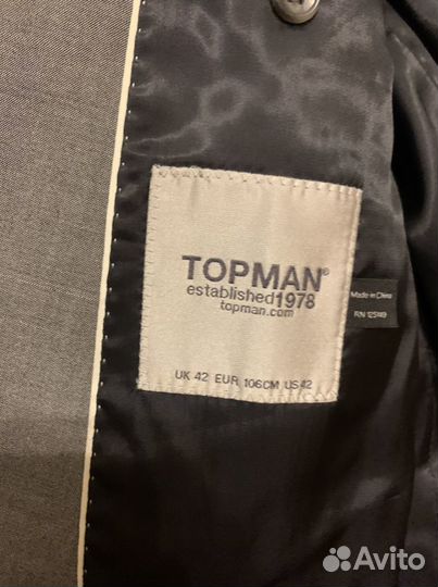 Костюм мужской topman