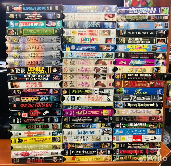 Аудиокассеты, видеокассеты, DVD диски с записью