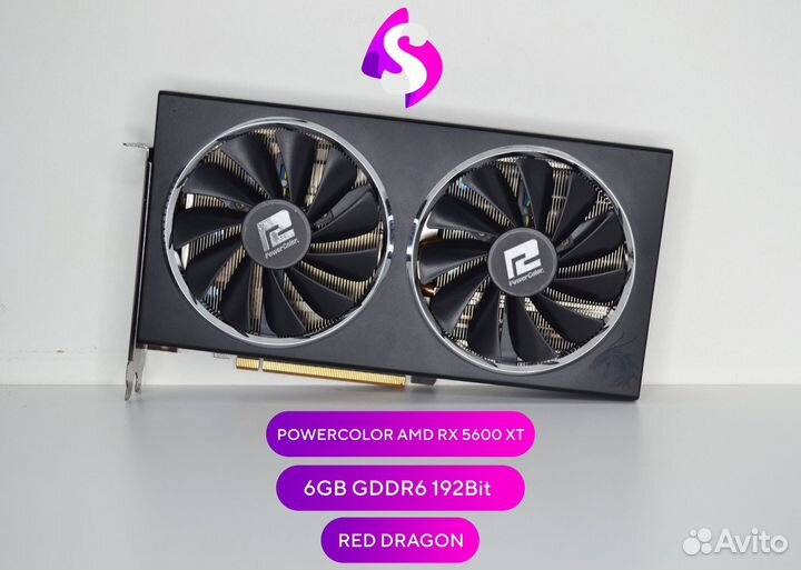 PowerColor AMD RX 5600 XT 6GB Red Dragon