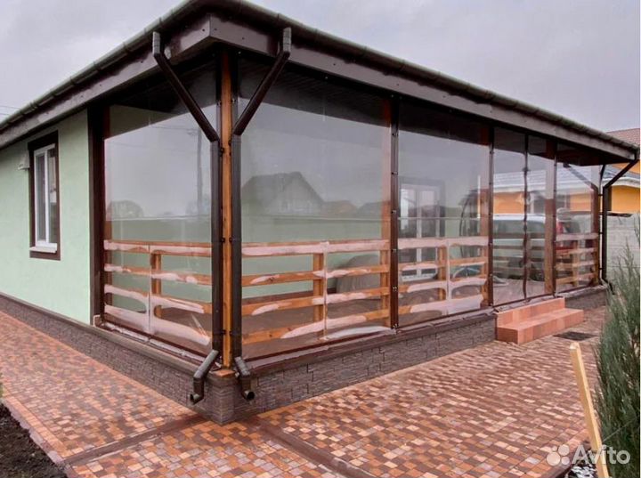 Мягкие окна для террасы