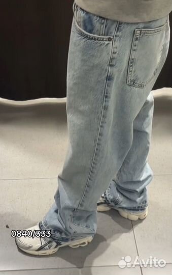 Джинсы Zara Flared Jeans Голубые