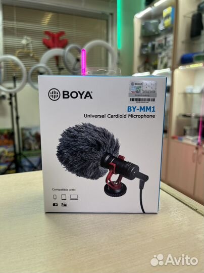 Накамерный микрофон Boya By-mm1
