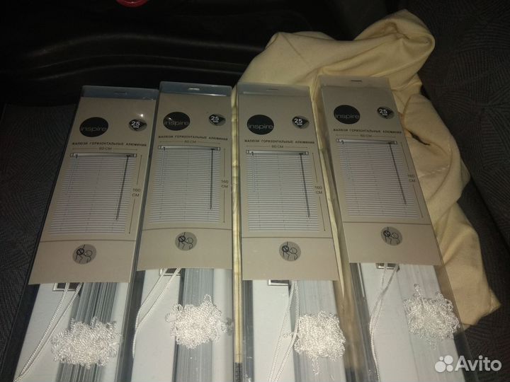 Жалюзи Inspire 60х160 см алюминий цвет белый 4 шт