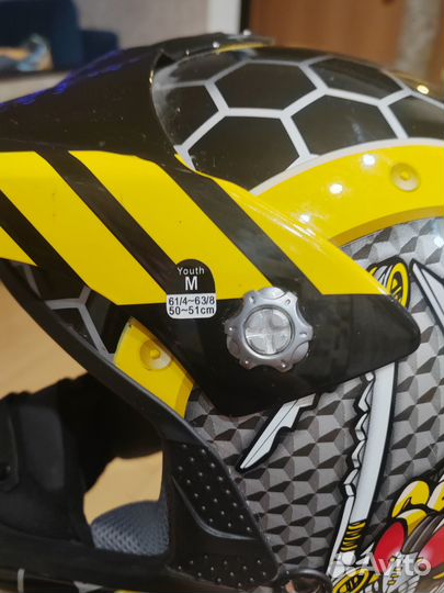 Детский кроссовый шлем