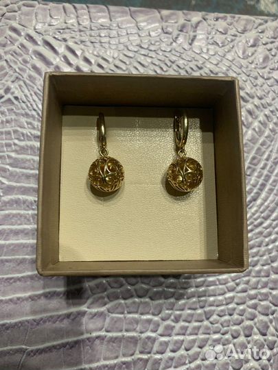 Золотые серьги