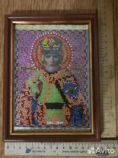 Иконы вышитые бисером