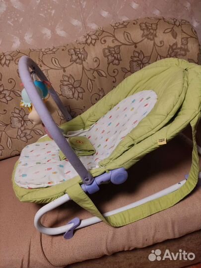 Шезлонг happy baby для новорождённых