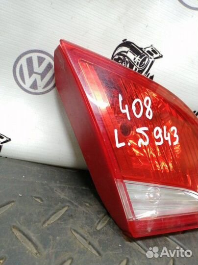 Фонарь задний левый Peugeot 408 EP6cdtmd 2012