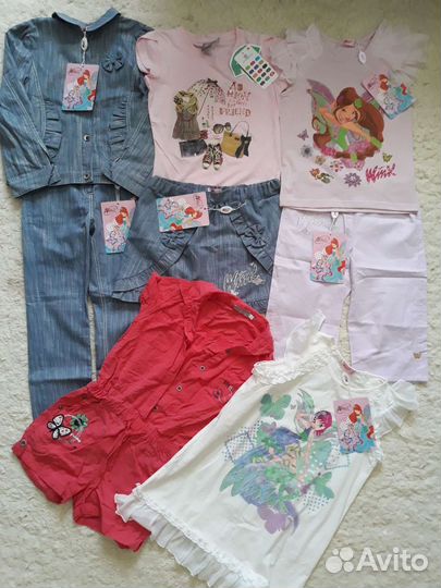 Вещи на девочку рост 128