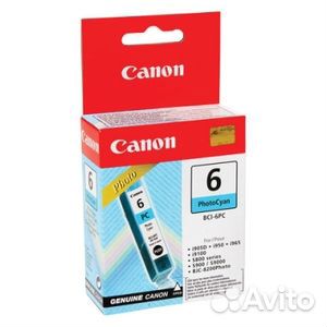 Картридж Canon BCI-6PC Photo Cyan 4709A002