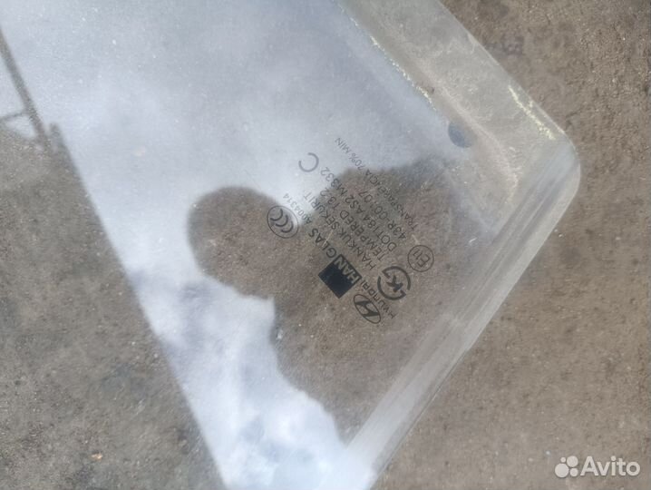 Стекло передний правой двери Hyundai Getz