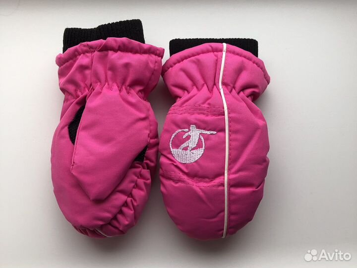 Новые зимние непромокаемые краги для девочки 4-5