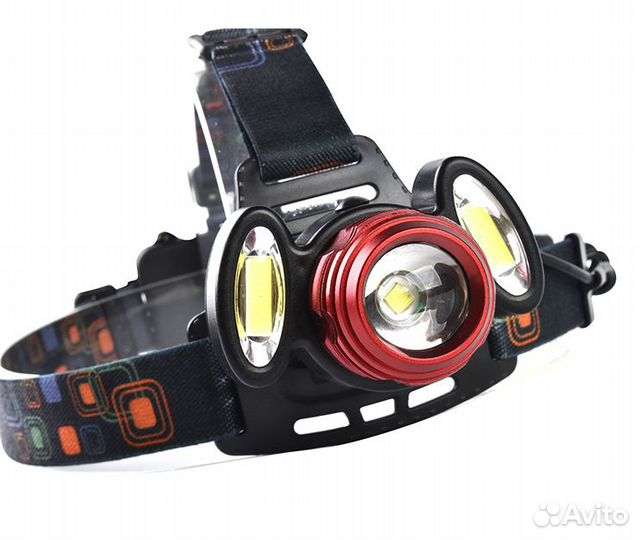 Фонарь налобный 3led t6