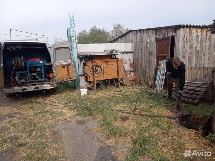 Прочистка канализации, устранение засора