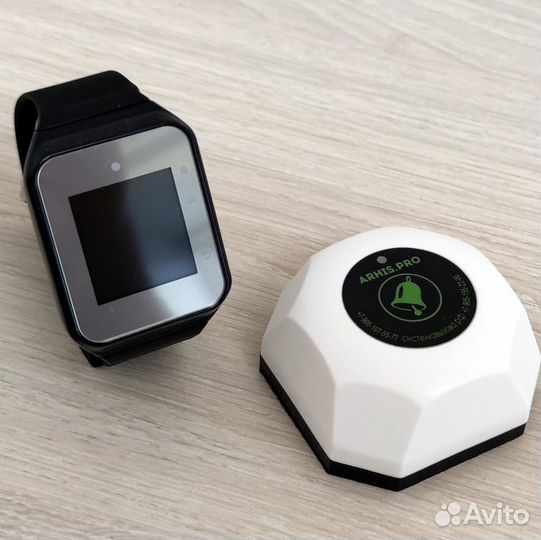 Беспроводная система/кнопка вызова официанта часы