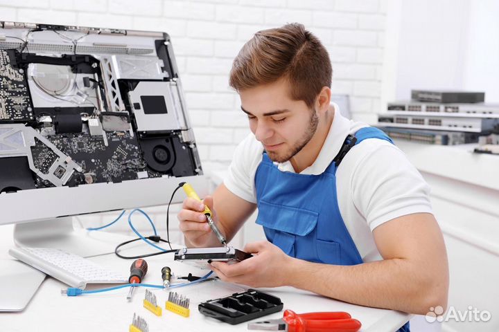 Ремонт компьютеров и ноутбуков 1 год Гарантия