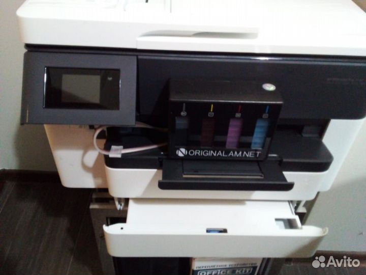 Цветное струйное мфу HP OfficeJet Pro 7730 Wide Fo