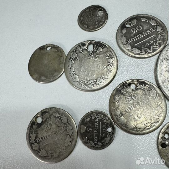 Серебряные царские монеты СССР одним лотом