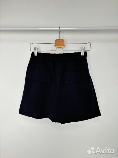 Шорты-юбка черные S