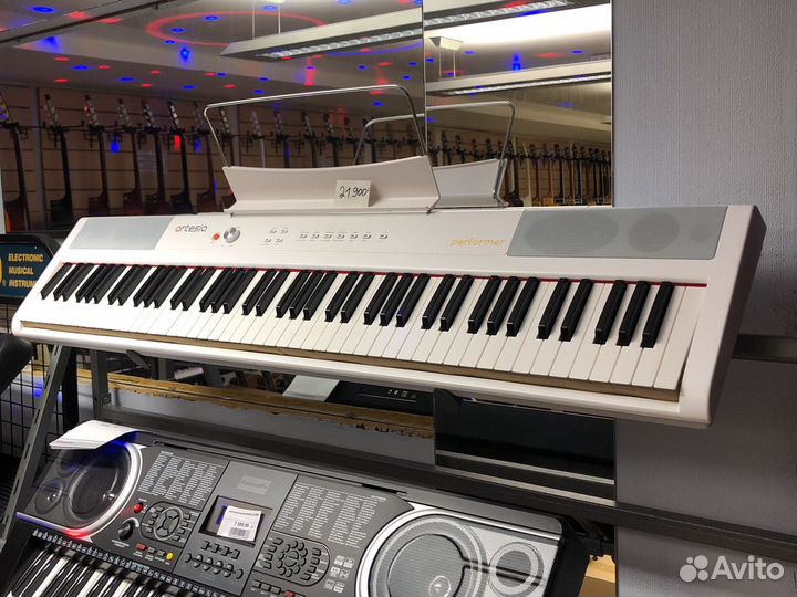 Пианино новое белое 88 клавиш Artesia