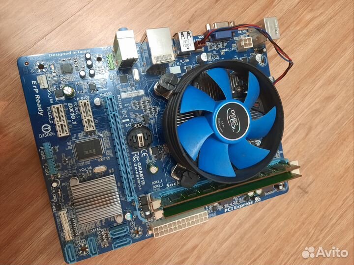 Комплект LGA1155 i3-2120 + GA-H61M-S1 + 4GB DDR3
