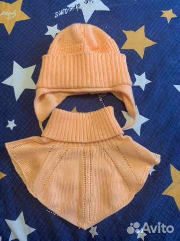 Комплект шапка, шарф