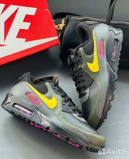 Кроссовки мужские Nike air max 90 gore tex Gren