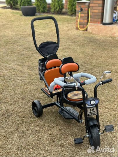 Велосипед коляска для двойни
