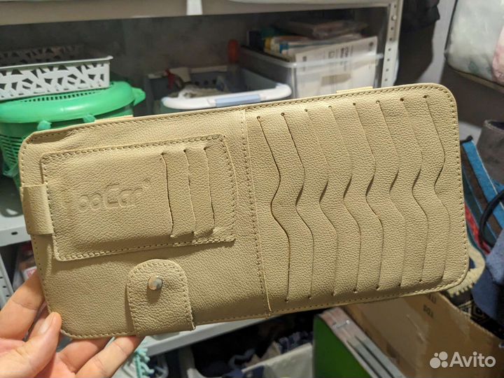 Сумка козырёк для хранения дисков, карт и. т. п