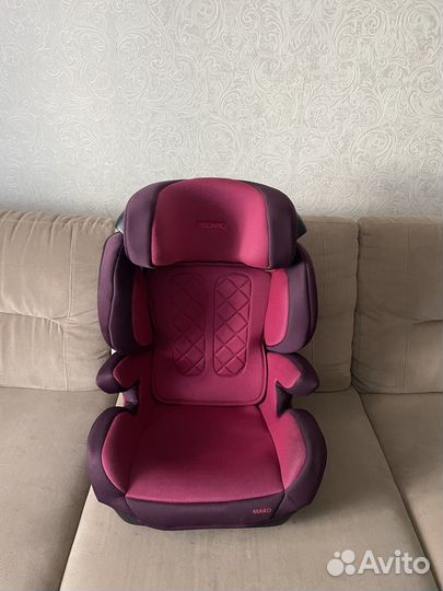 Детское автокресло 15 до 36 кг recaro mako