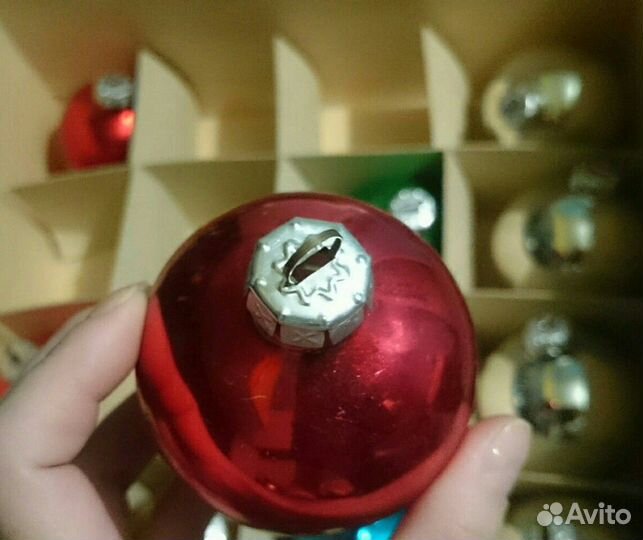 Набор ëлочных игрушек. гдр (Германия)