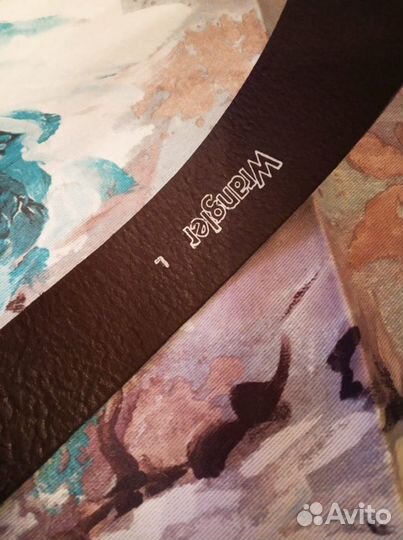 Ремень джинсовый