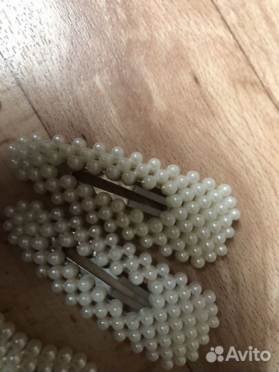 Заколки жемчуг