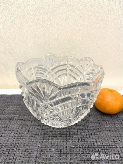 Салатник хрустальный СССР