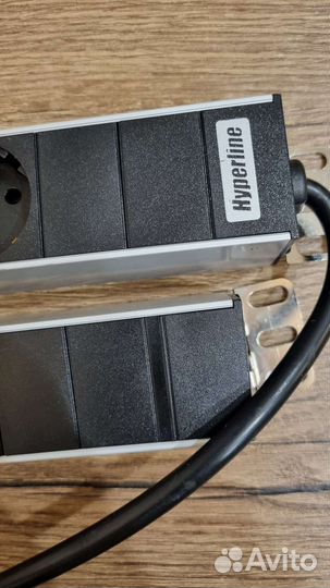 Блок розеток Hyperline SHE19-6SH-2.5EU