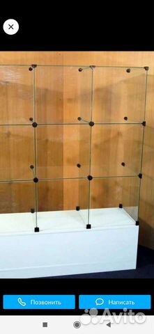 Стеклянные полки