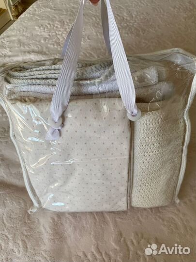 Набор для младенца (плед/пеленка/полотенце банное)